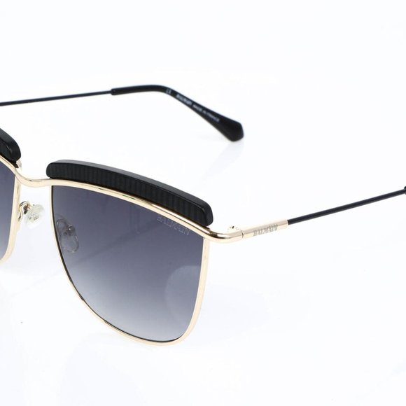 NEW BALMAIN 271749 BL2521B C01 Gold, Black/Grey Lens...